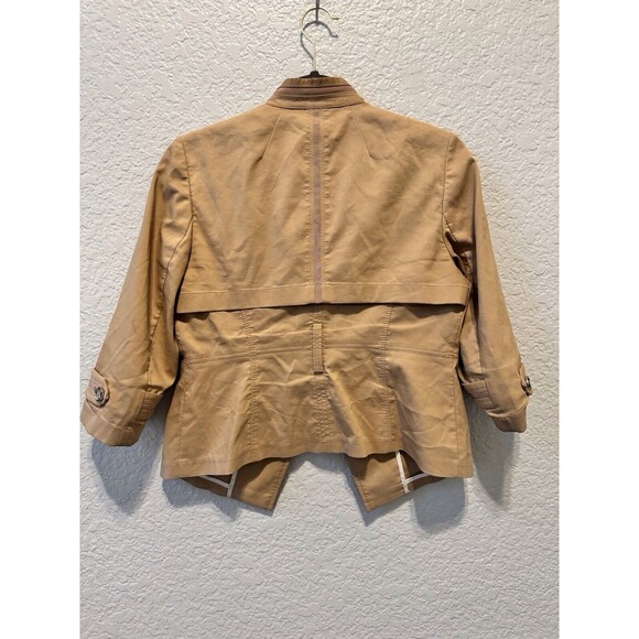White House Black Market Womens Tan Jacket Size 4 - Picture 2 of 6